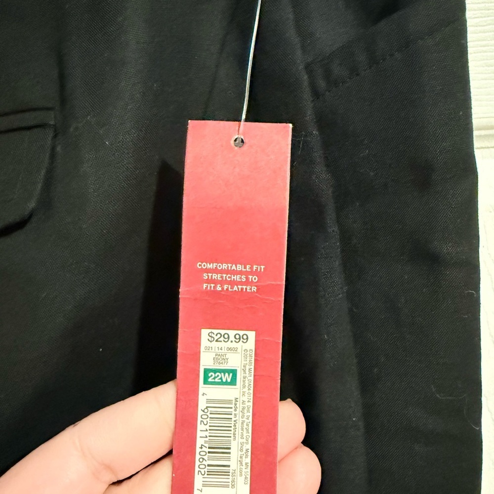 Merona Women's Classic Black Pants - Picture 4 of 5